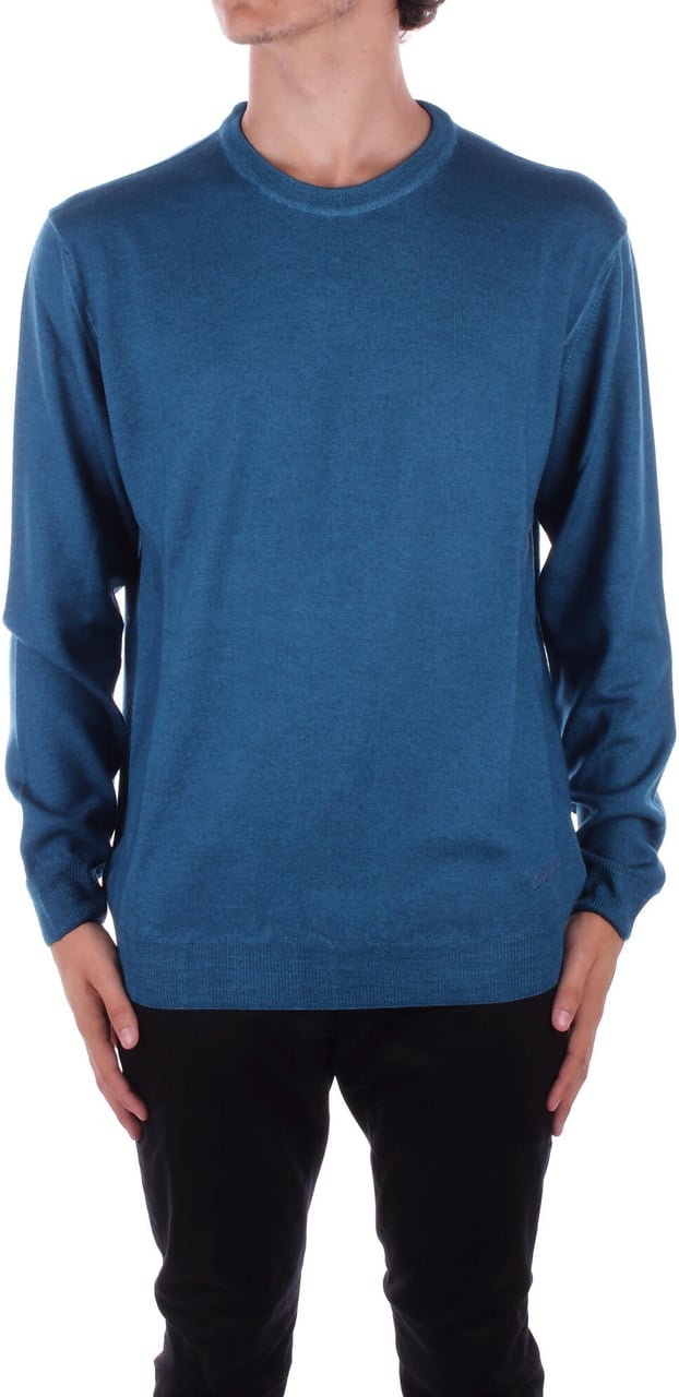 Woolrich Sweaters Turquoise Blauw