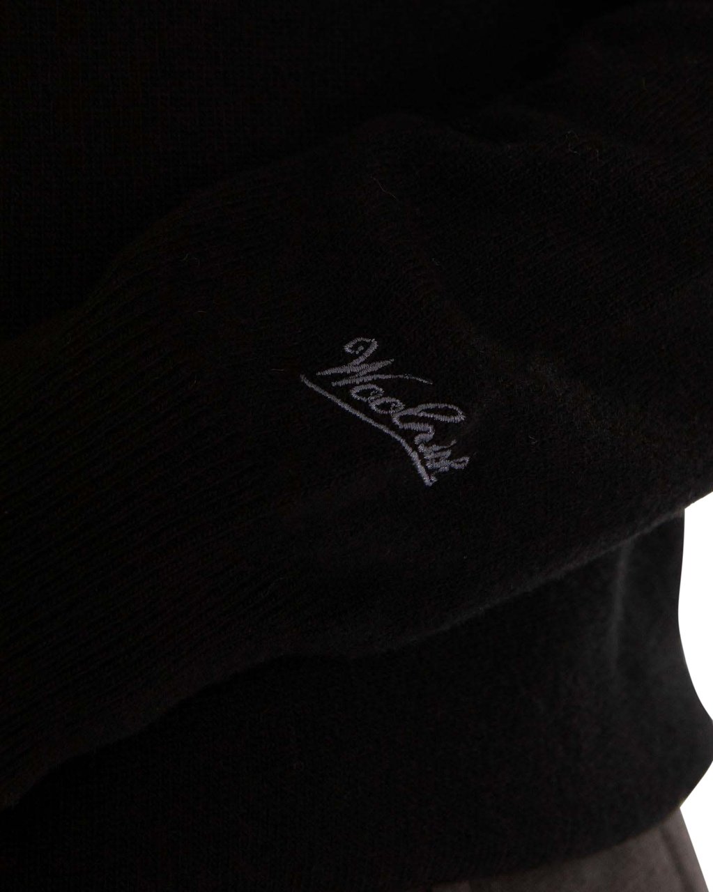Woolrich Heren LAMBSWOOL CREWNECK Zwart