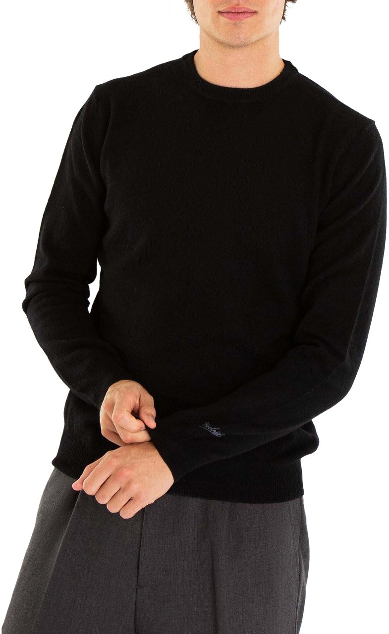 Woolrich Heren LAMBSWOOL CREWNECK Zwart