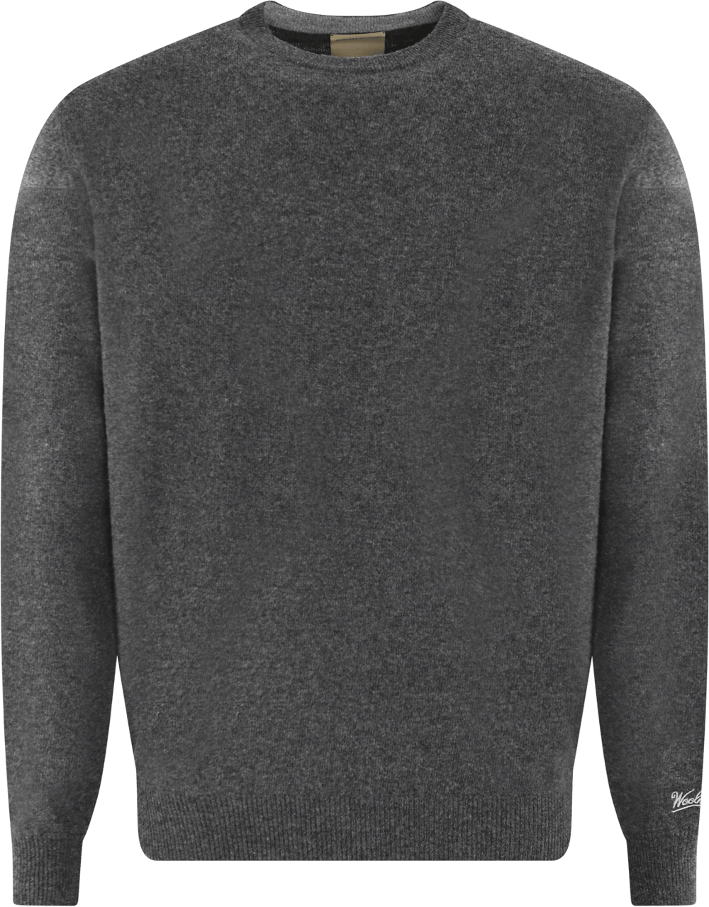 Woolrich Heren LAMBSWOOL CREWNECK Grijs