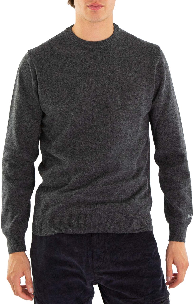 Woolrich Heren LAMBSWOOL CREWNECK Grijs
