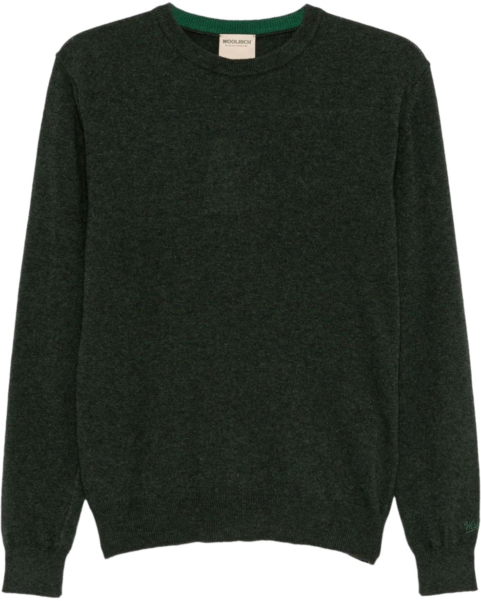 Woolrich Sweaters Green Groen