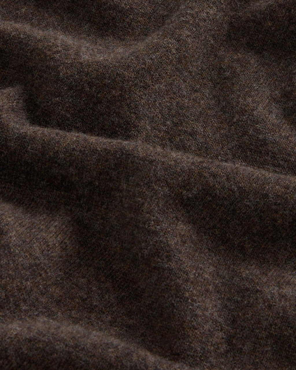 Woolrich Heren Lambswool Crewneck Bruin