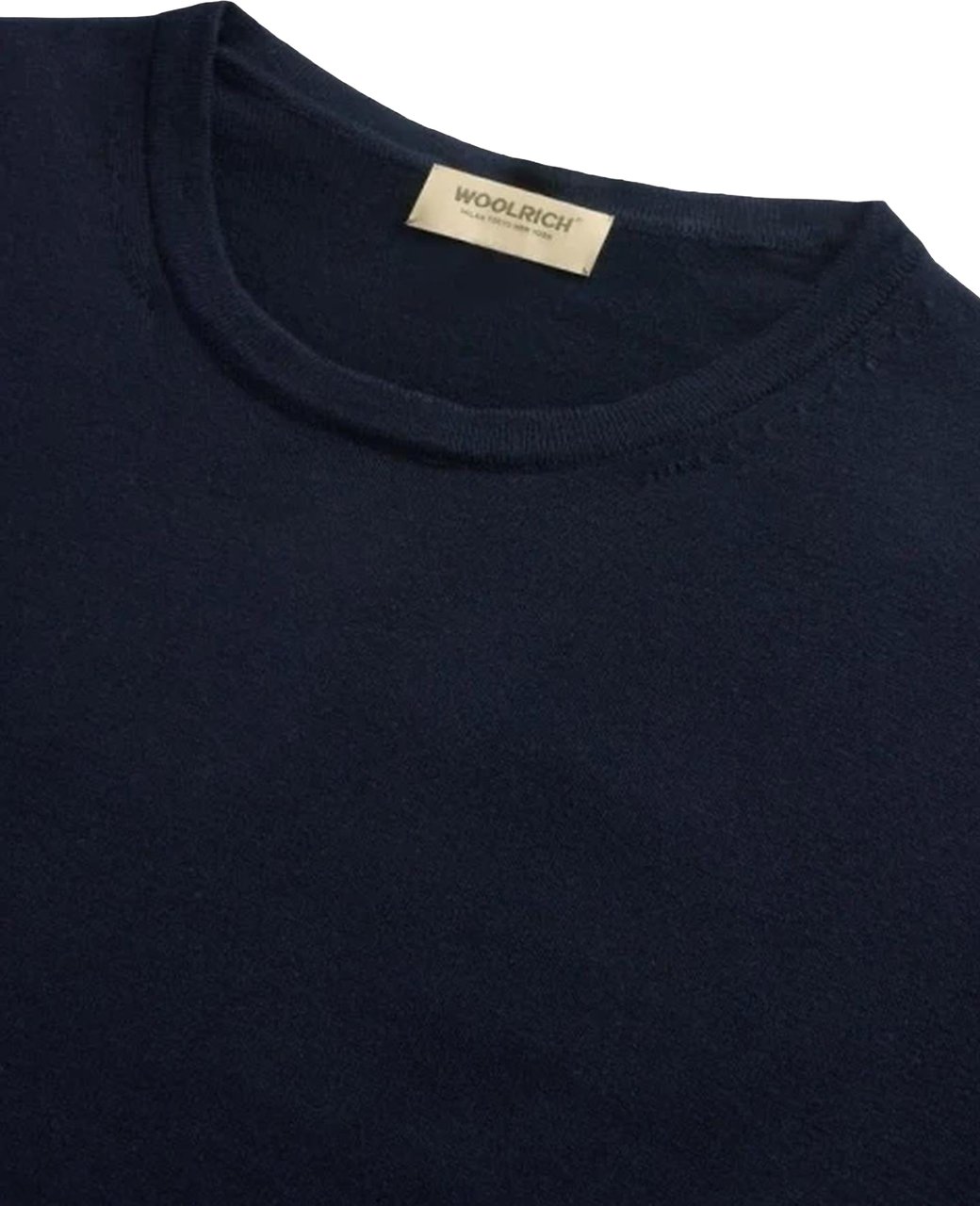 Woolrich Heren Knitted T-Shirt Groen