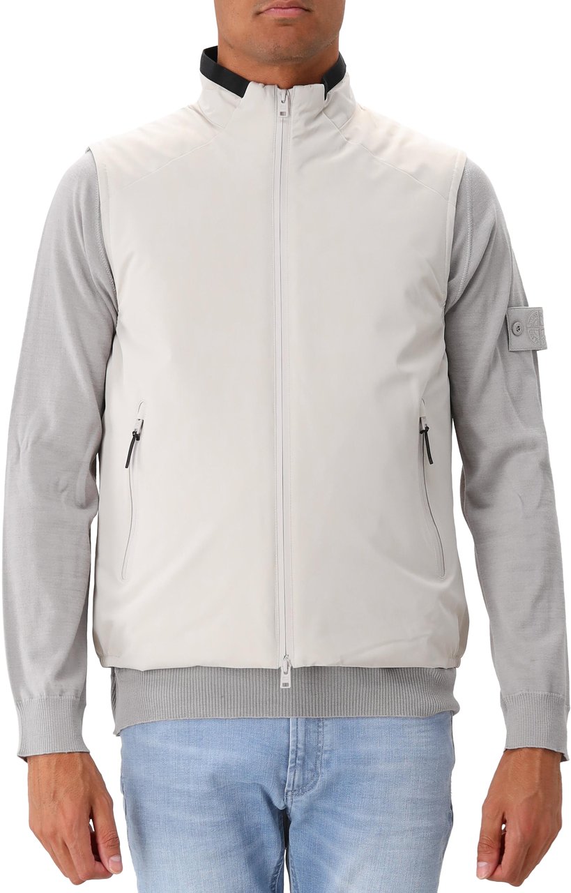 Woolrich Woolrich Bodywarmer Beige Two Layers Vest Beige