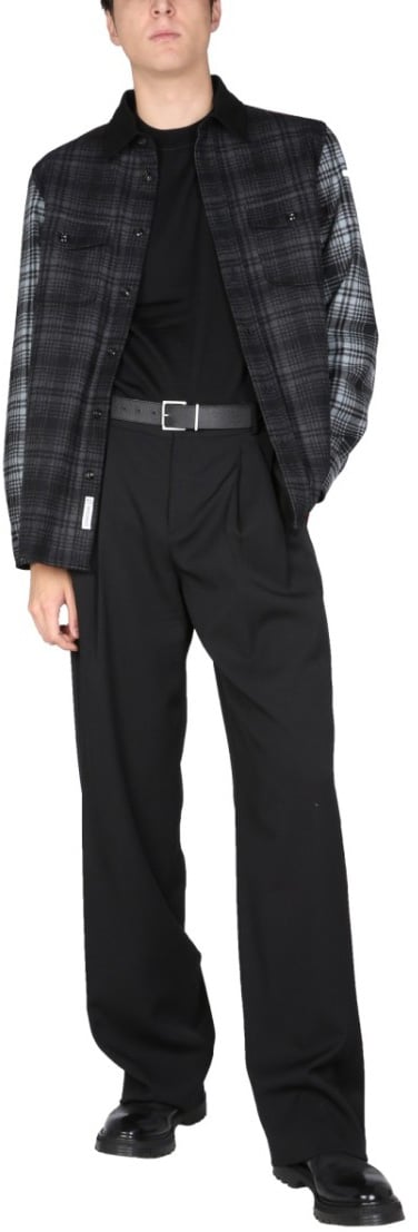 Woolrich "Alaskan Melton" Shirt Jacket Zwart
