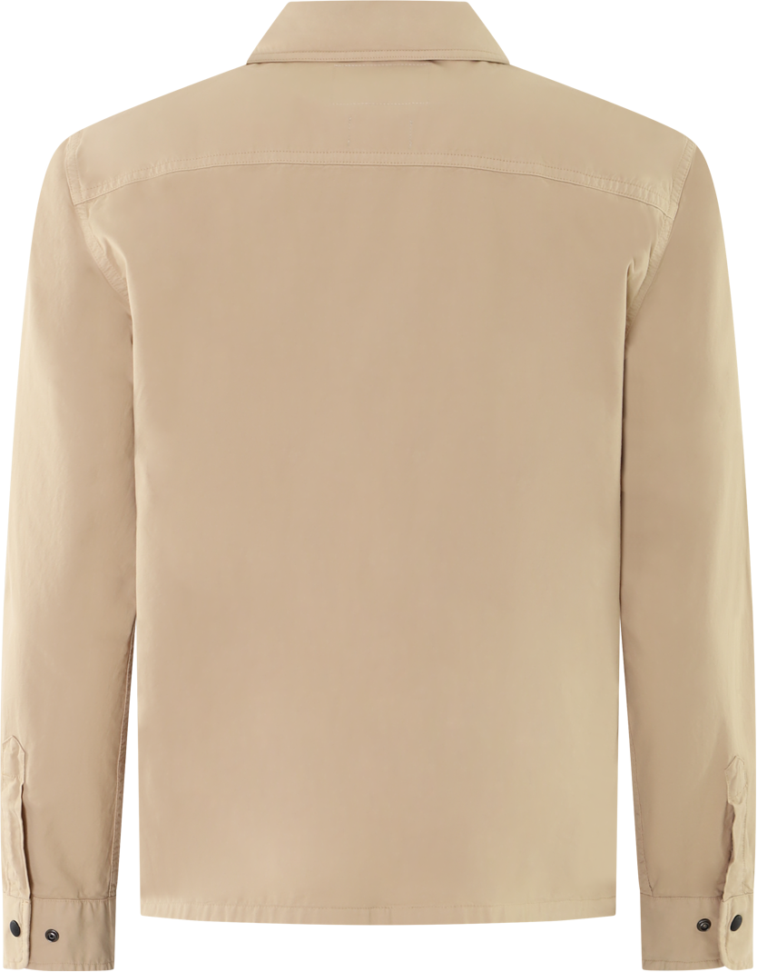 Woolrich Heren Gabardine Overshirt Beige Beige