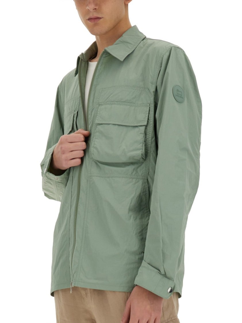 Woolrich Nylon Shirt Groen