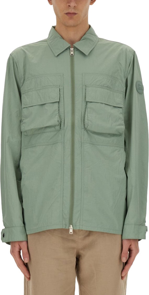 Woolrich Nylon Shirt Groen