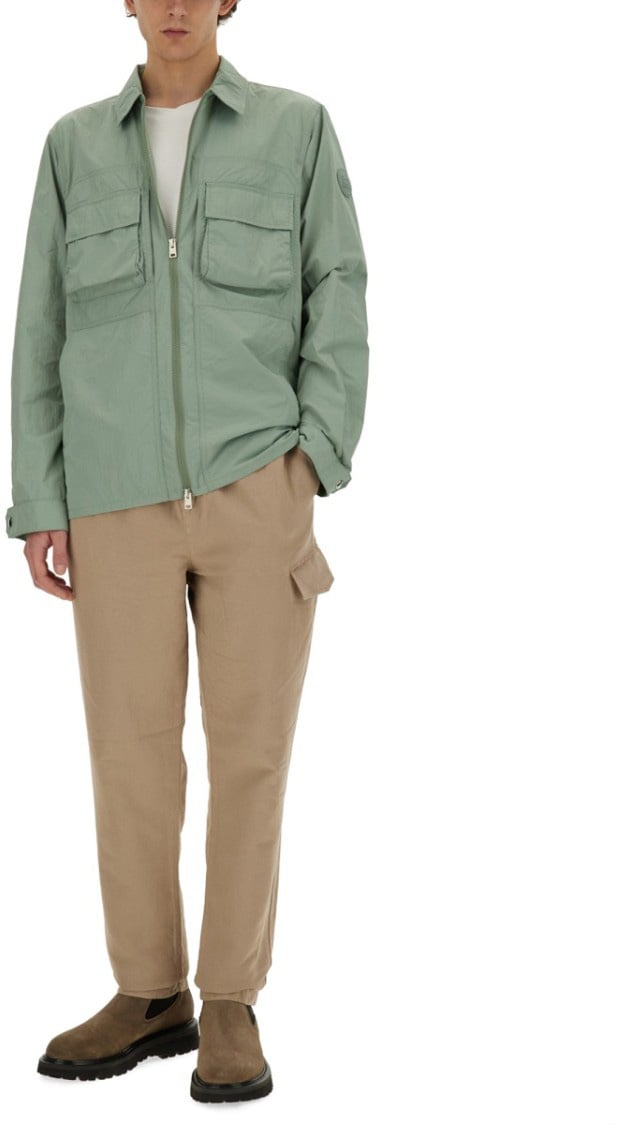 Woolrich Nylon Shirt Groen