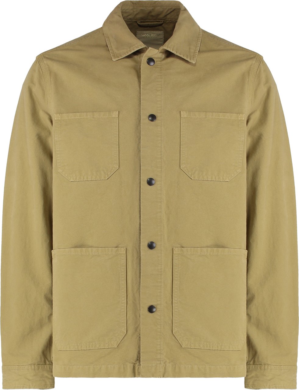 Woolrich Cotton overshirt Groen