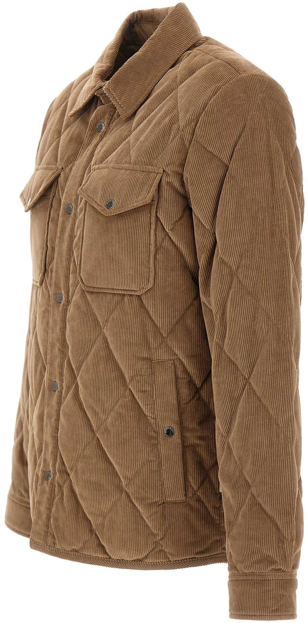Woolrich Shirts Brown Bruin