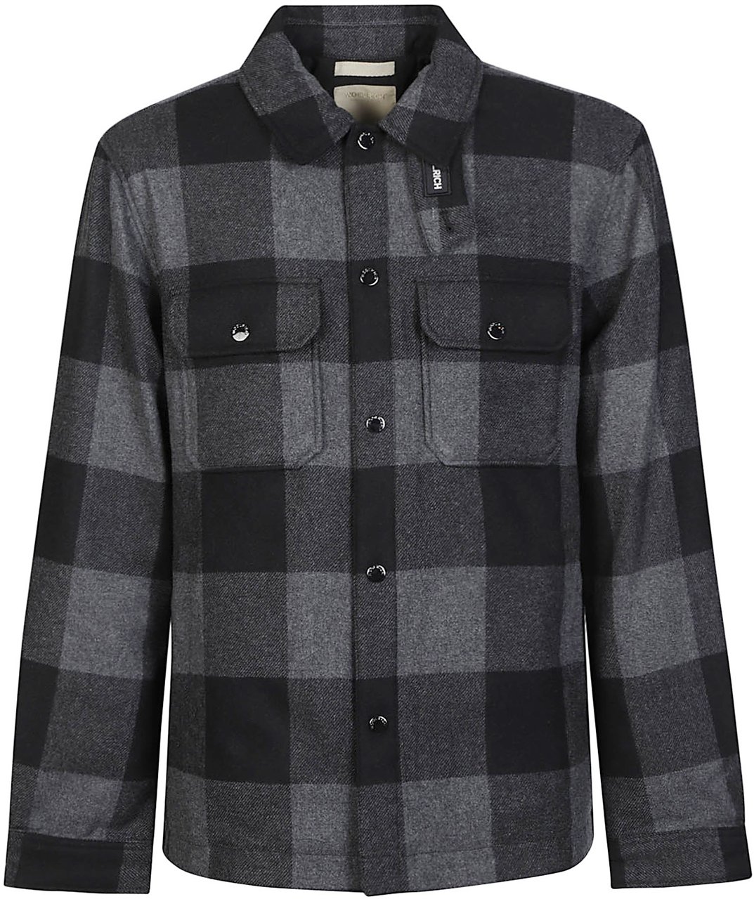 Woolrich Alaskan Shirt Jacket Black Zwart