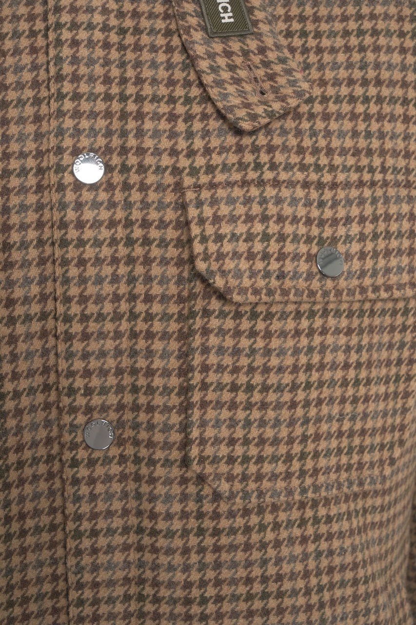 Woolrich Jacket with heathered finish Bruin