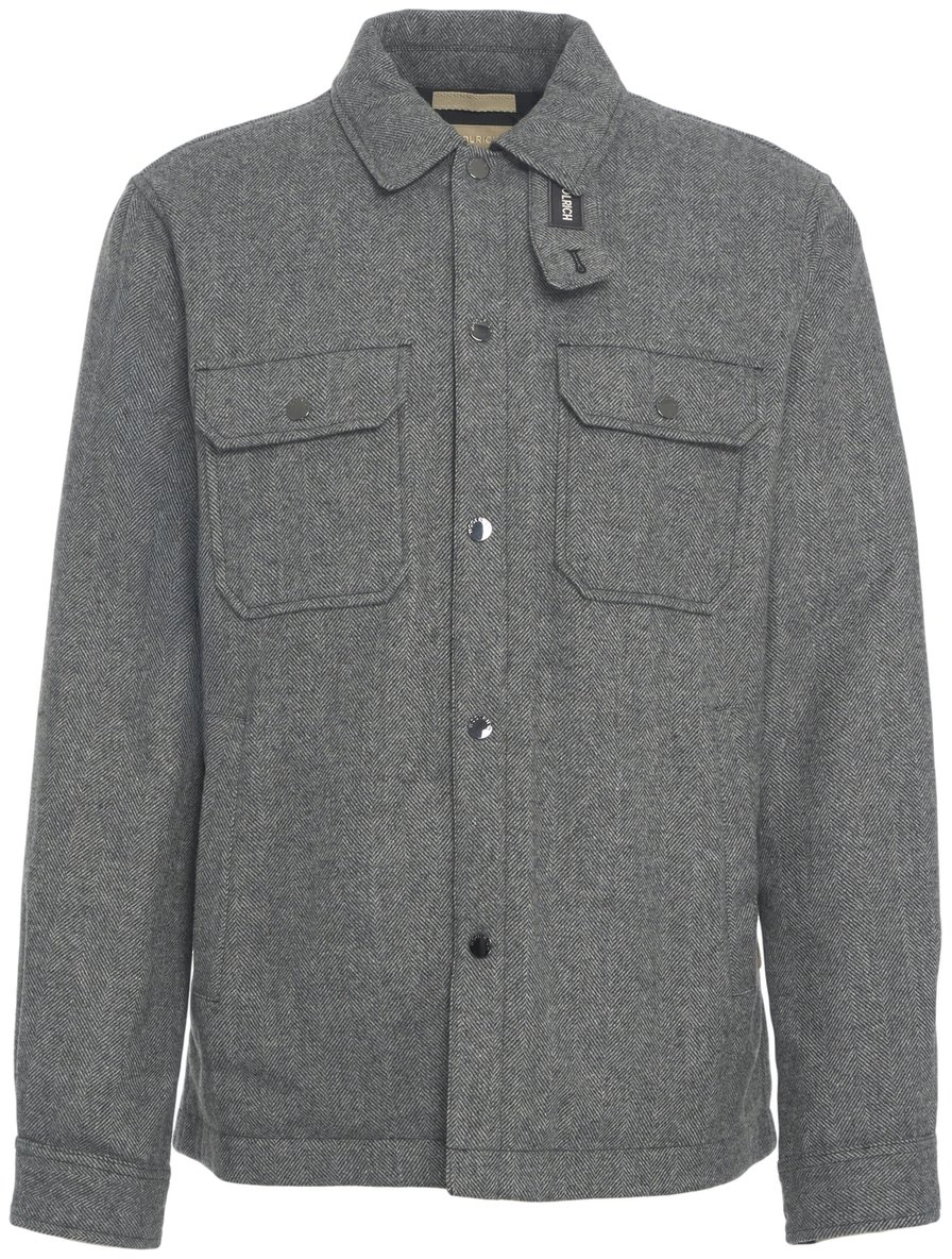 Woolrich Giacca con finitura mélange Grijs