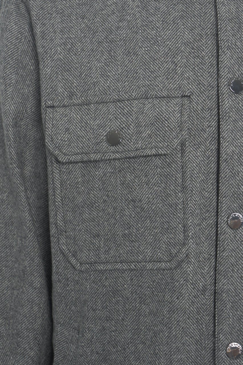 Woolrich Giacca con finitura mélange Grijs
