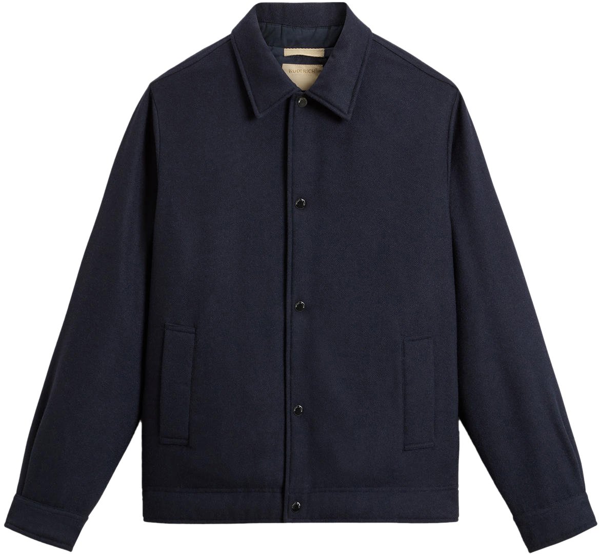 Woolrich Jackets Melton Blue Blauw