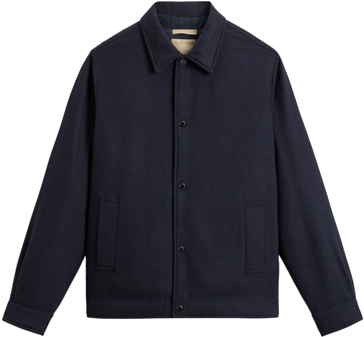 Woolrich Jackets Melton Blue Blauw