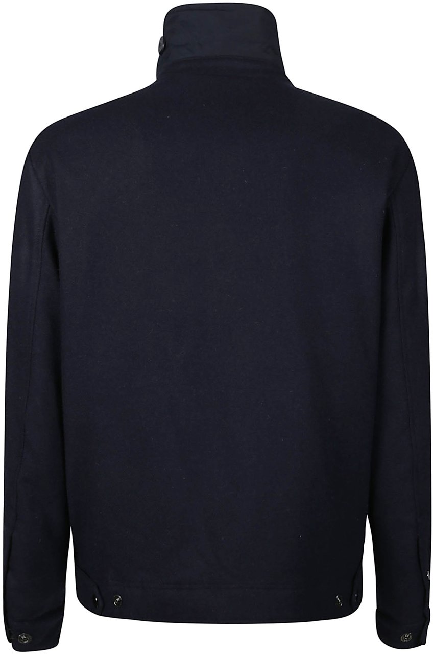 Woolrich Wool Keating Shirt Jacket Blue Blauw