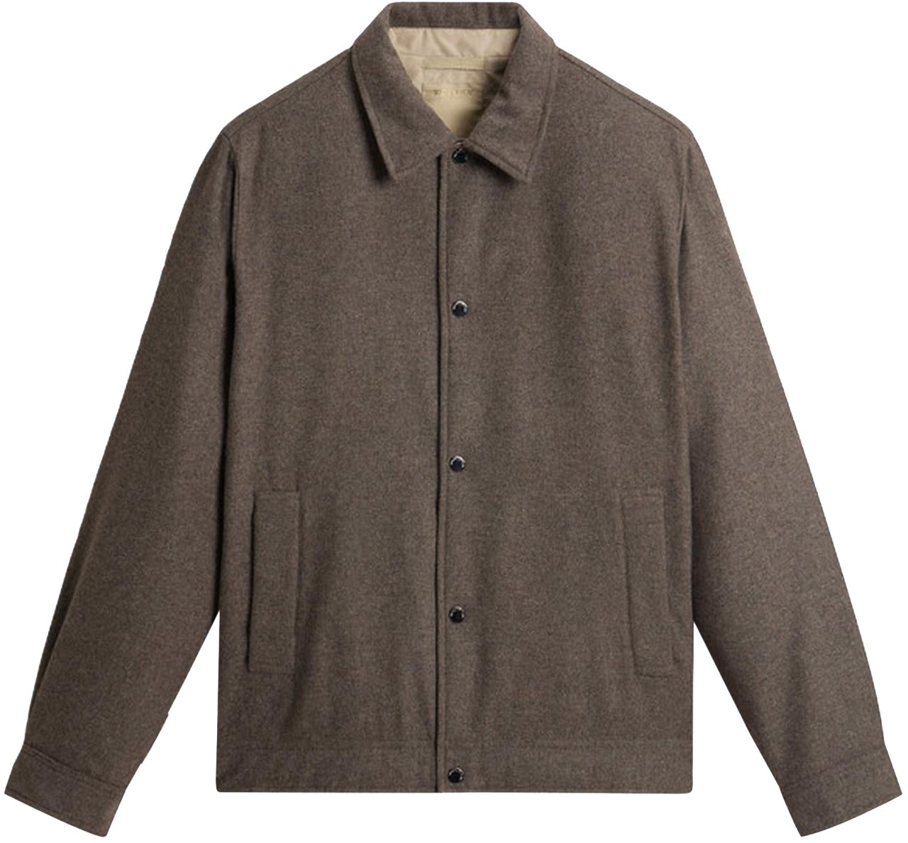 Woolrich Heren Wool Keating Shirt Jack Grijs Grijs
