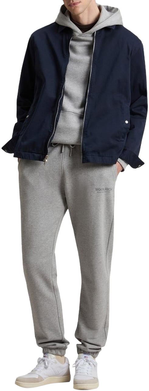 Woolrich Heren Cotton Twill Timber Overshirt Blauw