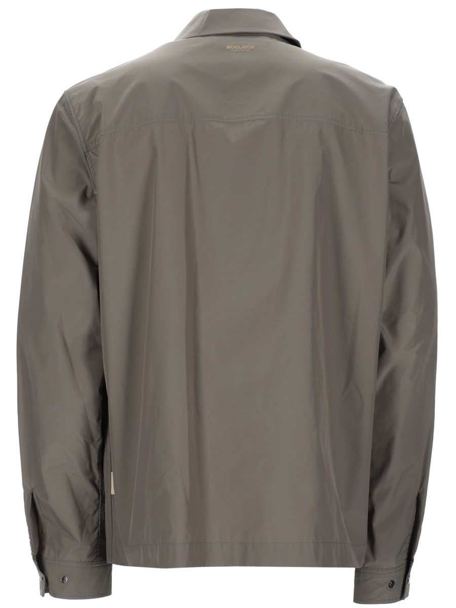 Woolrich Neutrals Urban Timber Snap Jacket Grijs