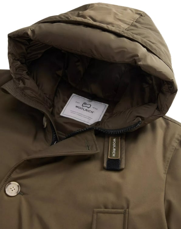 Woolrich Coats Green Groen