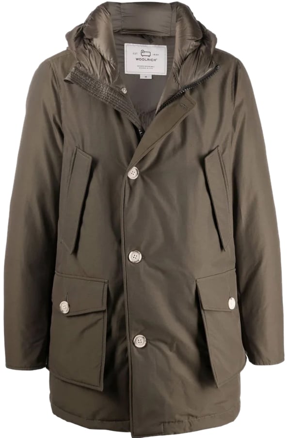 Woolrich Coats Green Groen
