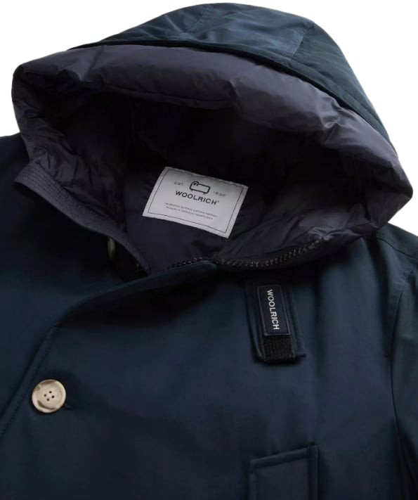 Woolrich Coats Blue Blauw