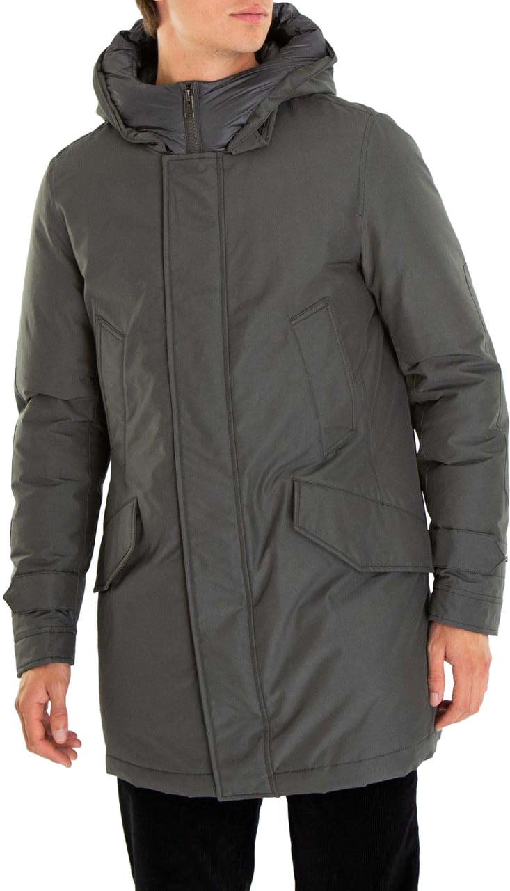 Woolrich Heren Polar High Collar Parka Grijs Grijs