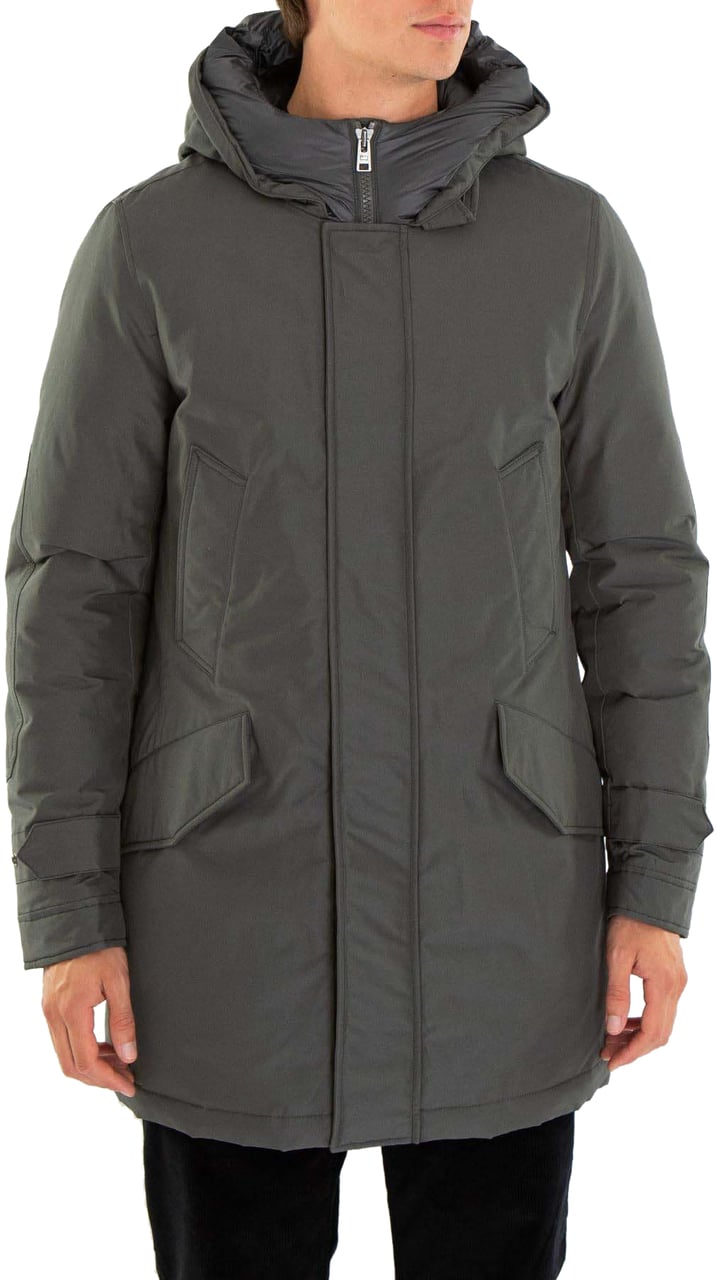 Woolrich Heren Polar High Collar Parka Grijs Grijs