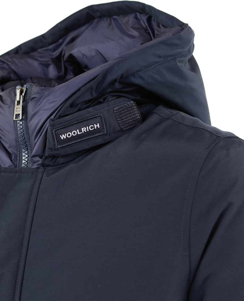 Woolrich Heren Polar High Collar Parka Blauw Blauw