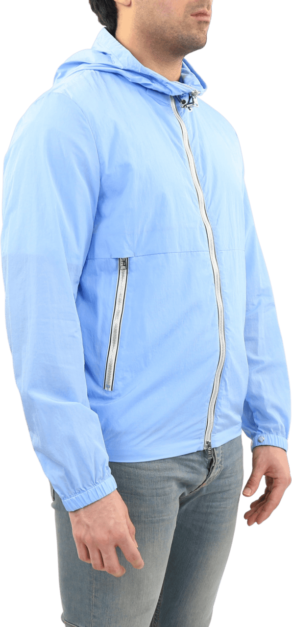 Woolrich Heren Crinkle Windbreaker Blauw