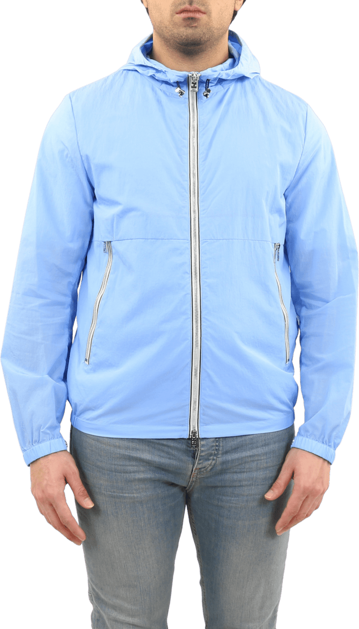 Woolrich Heren Crinkle Windbreaker Blauw