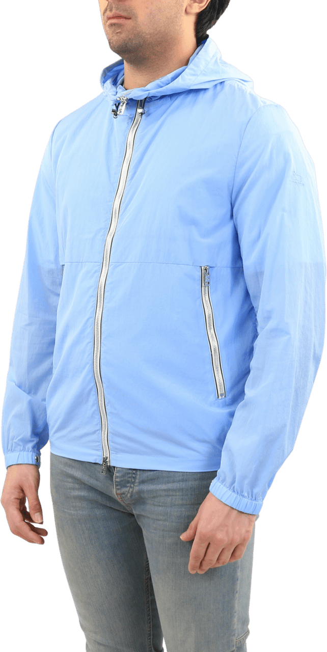 Woolrich Heren Crinkle Windbreaker Blauw