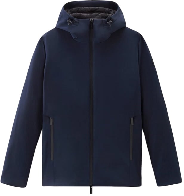 Woolrich Coats Melton Blue Blauw