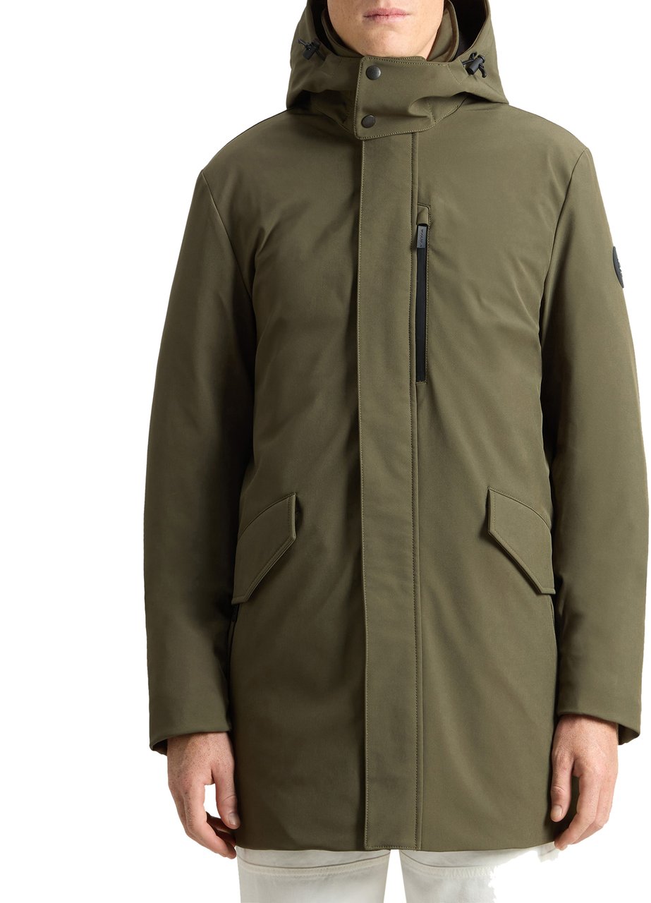 Woolrich Coats Green Groen