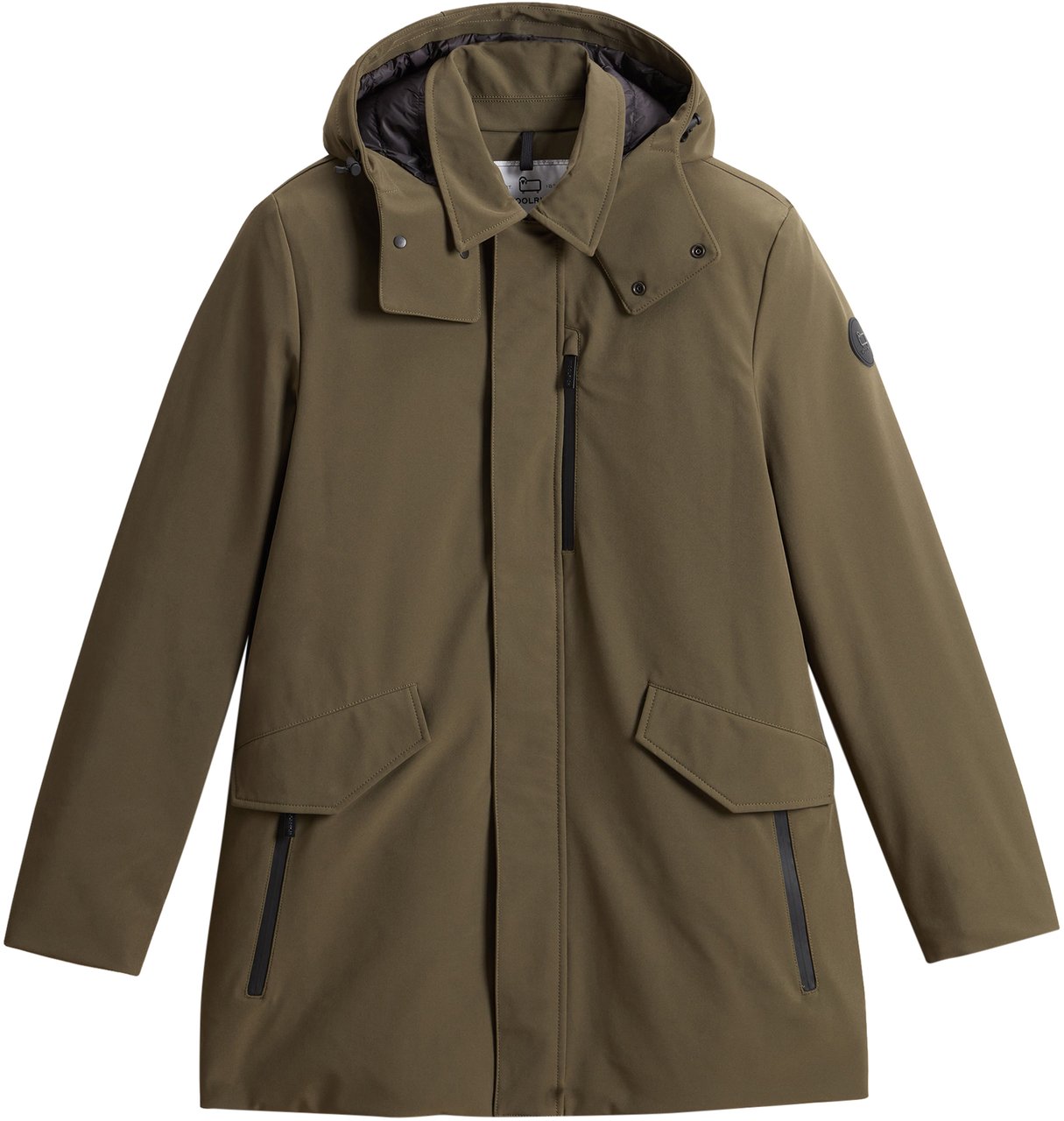 Woolrich Coats Green Groen
