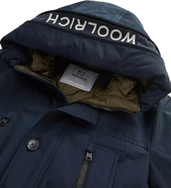 Woolrich Coats Blue Blauw
