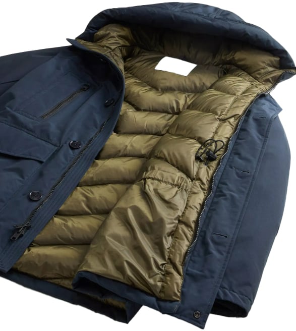 Woolrich Coats Blue Blauw
