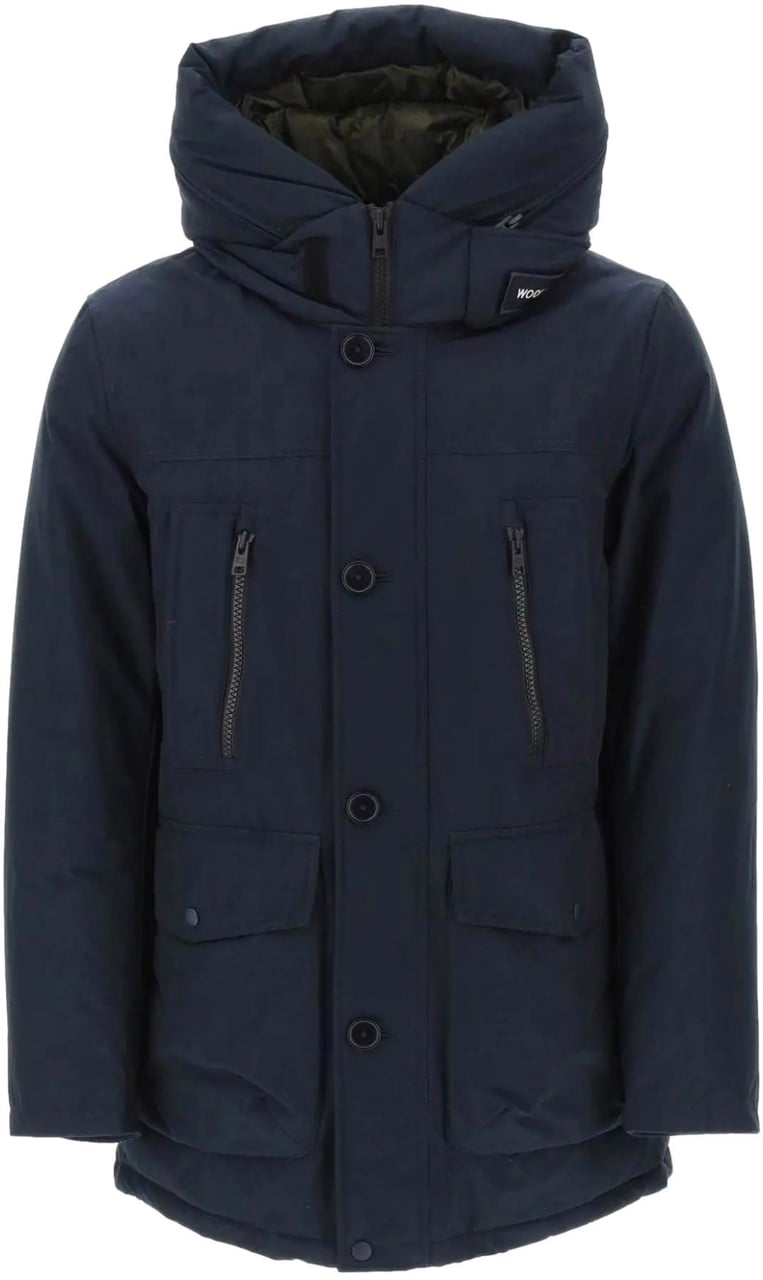 Woolrich Coats Melton Blue Blauw
