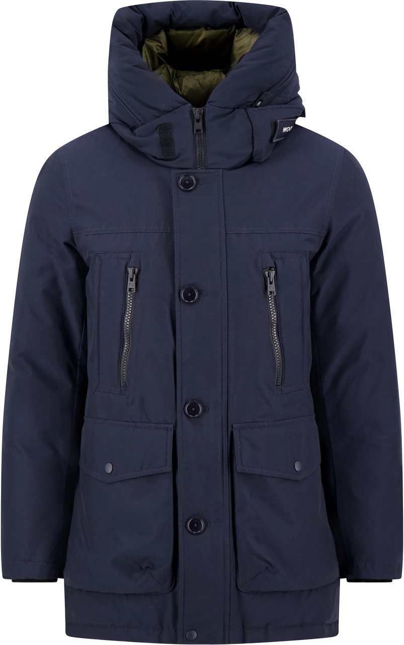 Woolrich Jas Blauw Blauw