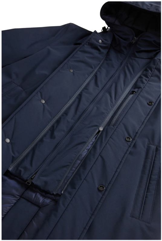 Woolrich Coats Blue Blauw