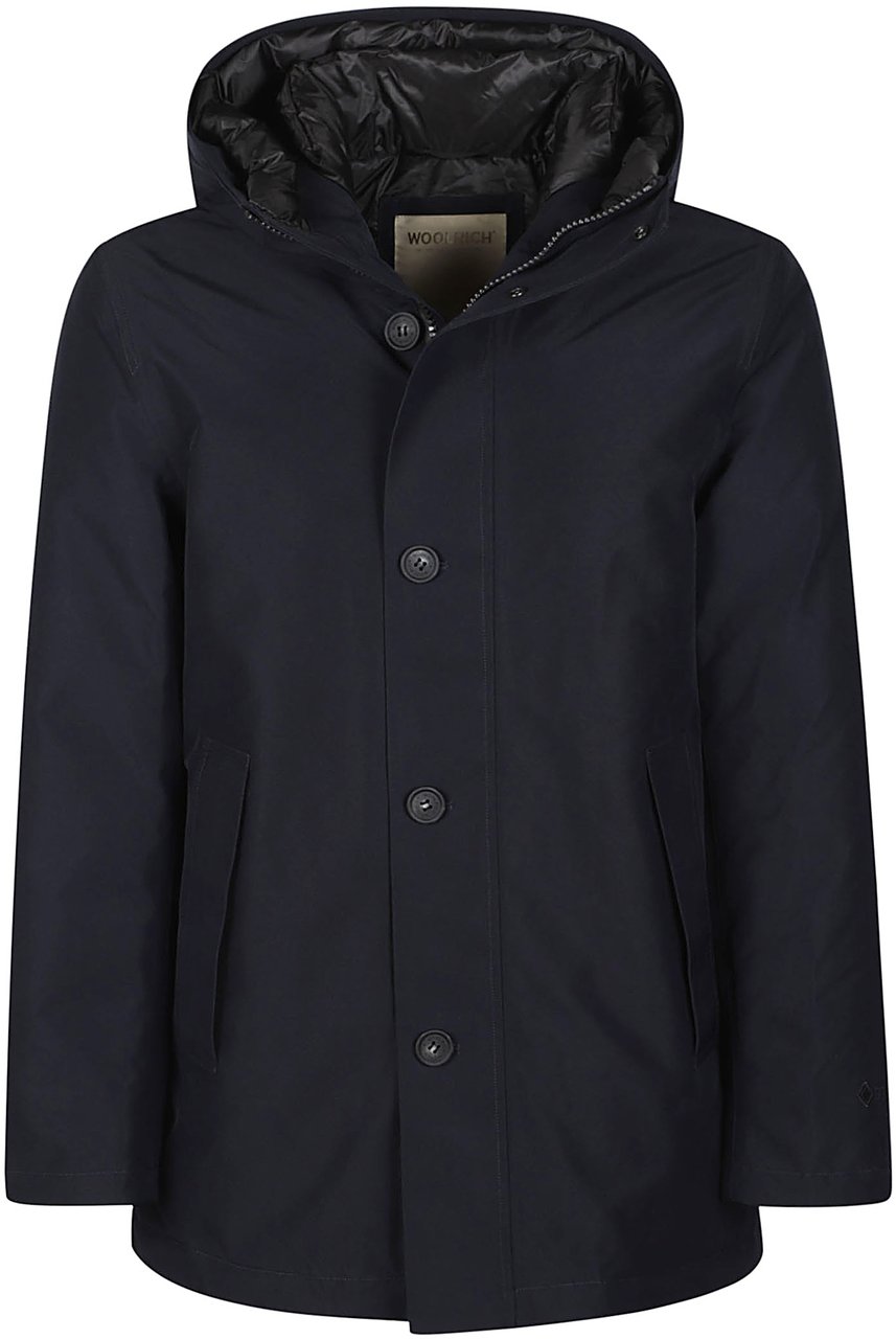 Woolrich Heavy Gtx Parka Blue Blauw