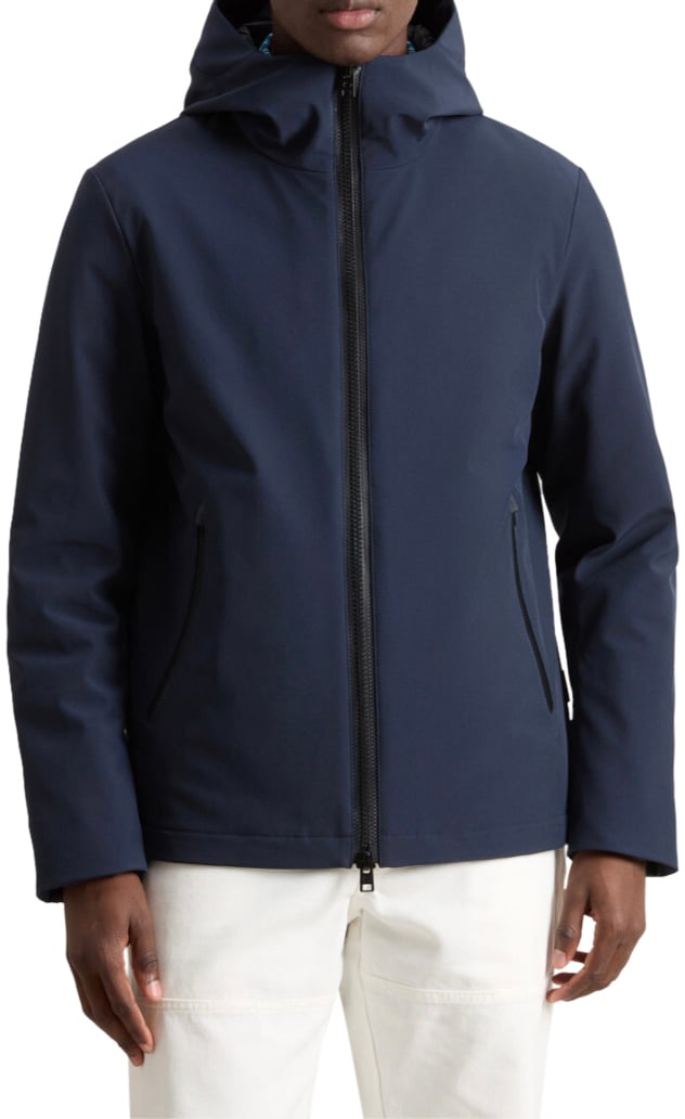 Woolrich Soft Shell Pacific Blue Blauw
