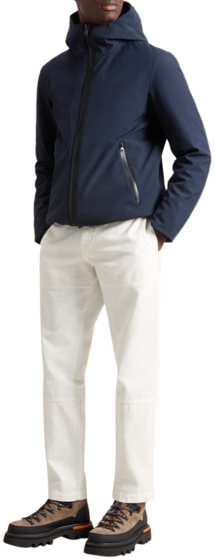 Woolrich Soft Shell Pacific Blue Blauw