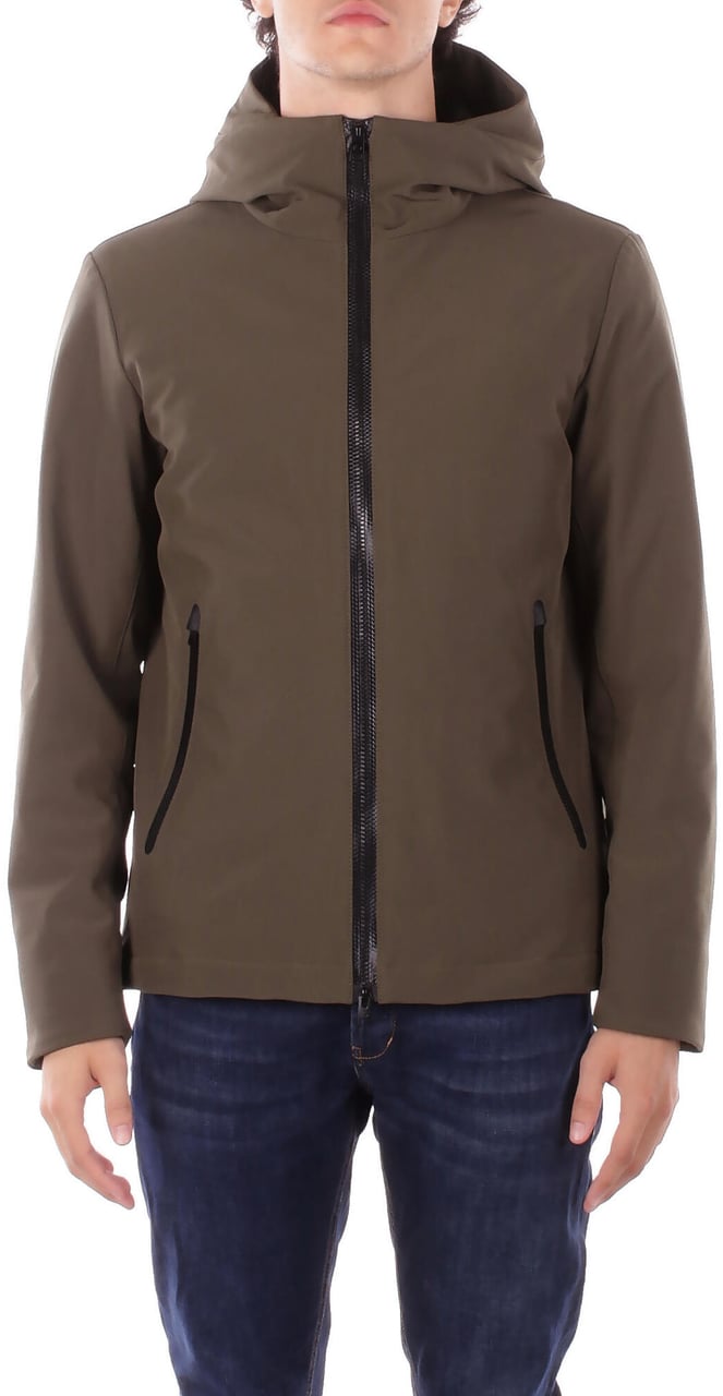 Woolrich Coats Green Groen