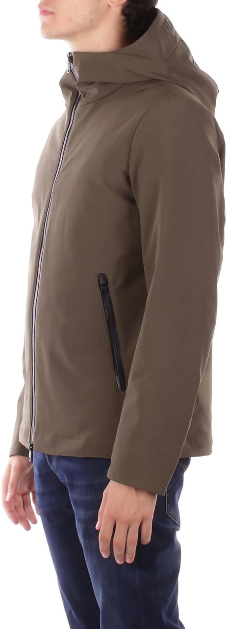 Woolrich Coats Green Groen