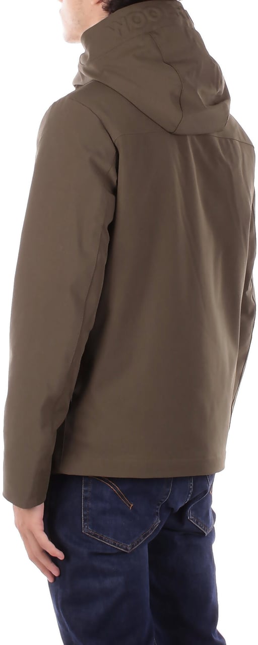 Woolrich Coats Green Groen