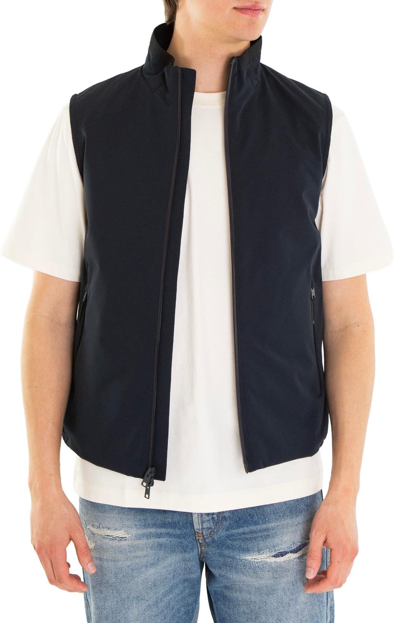 Woolrich Heren Two Layers Sailing Vest Blauw Blauw